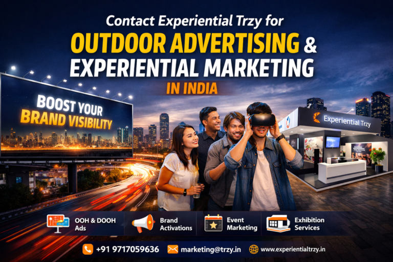 OOH and experiential marketing services in India by Experiential Trzy